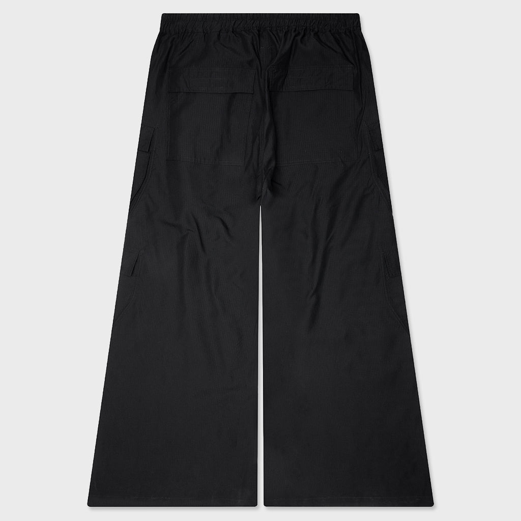 Double Cargo Jumbo Belas Pants - Black