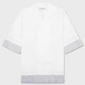 Double Layer Short Sleeve Shirt - White