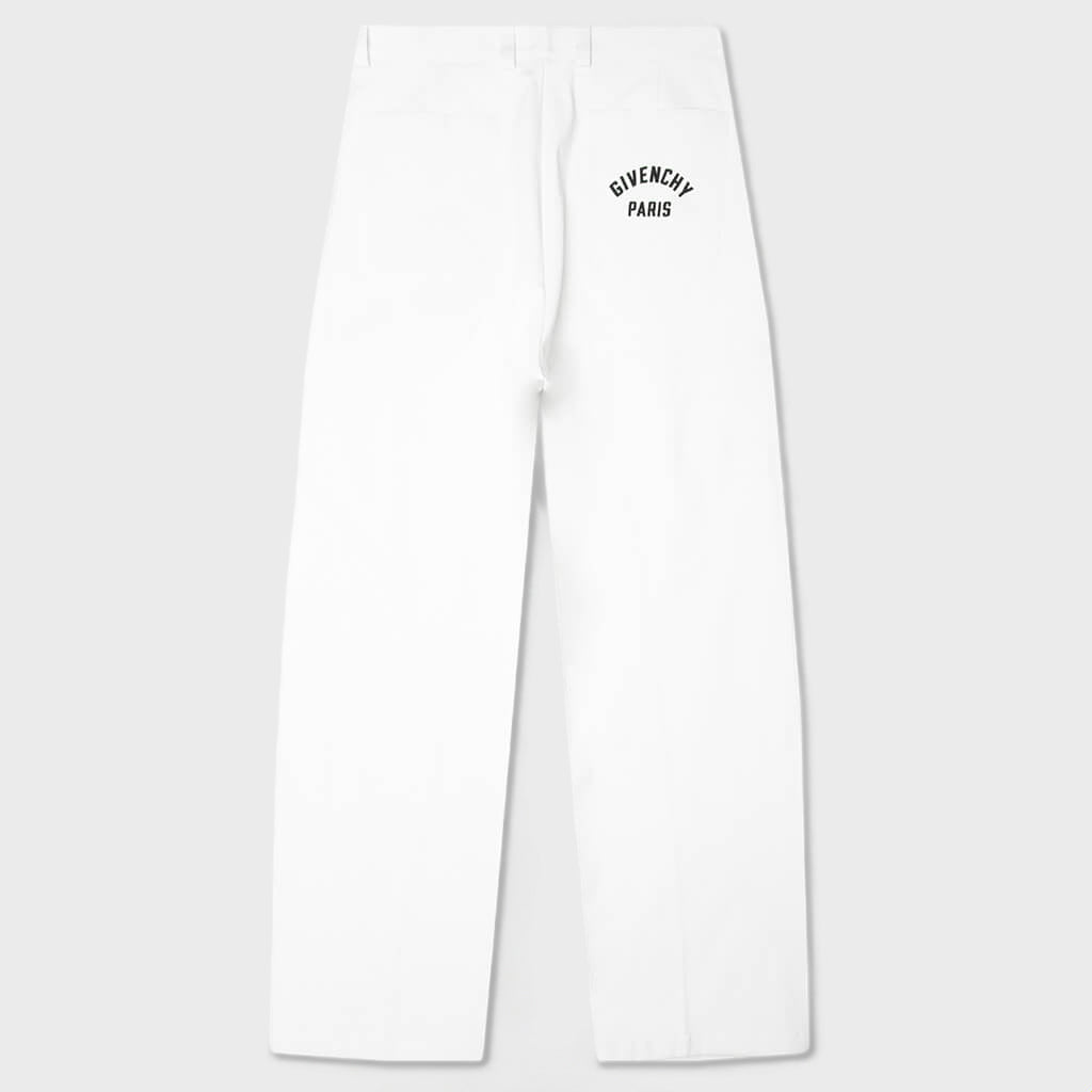 Double Pleat Trousers - Ivory