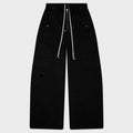 Double Cargo Jumbo Belas Pants - Black