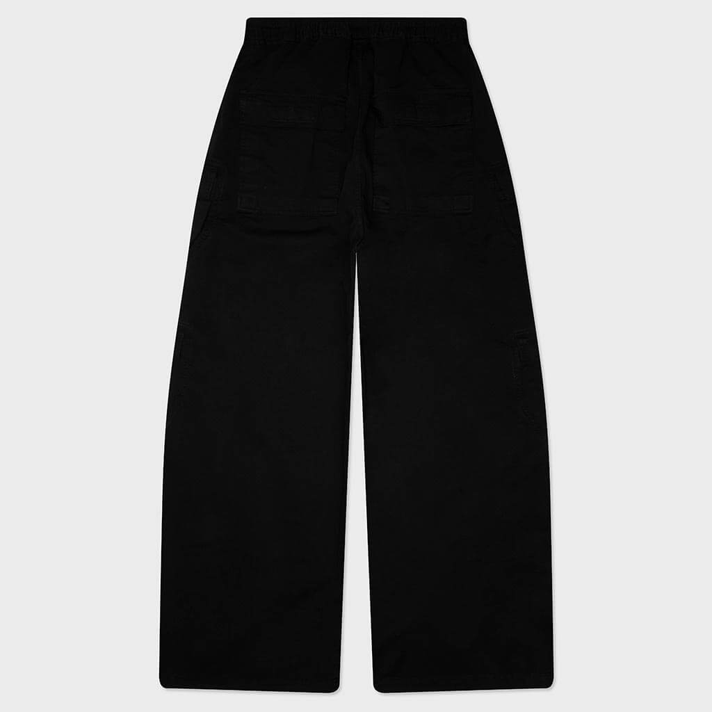 Double Cargo Jumbo Belas Pants - Black