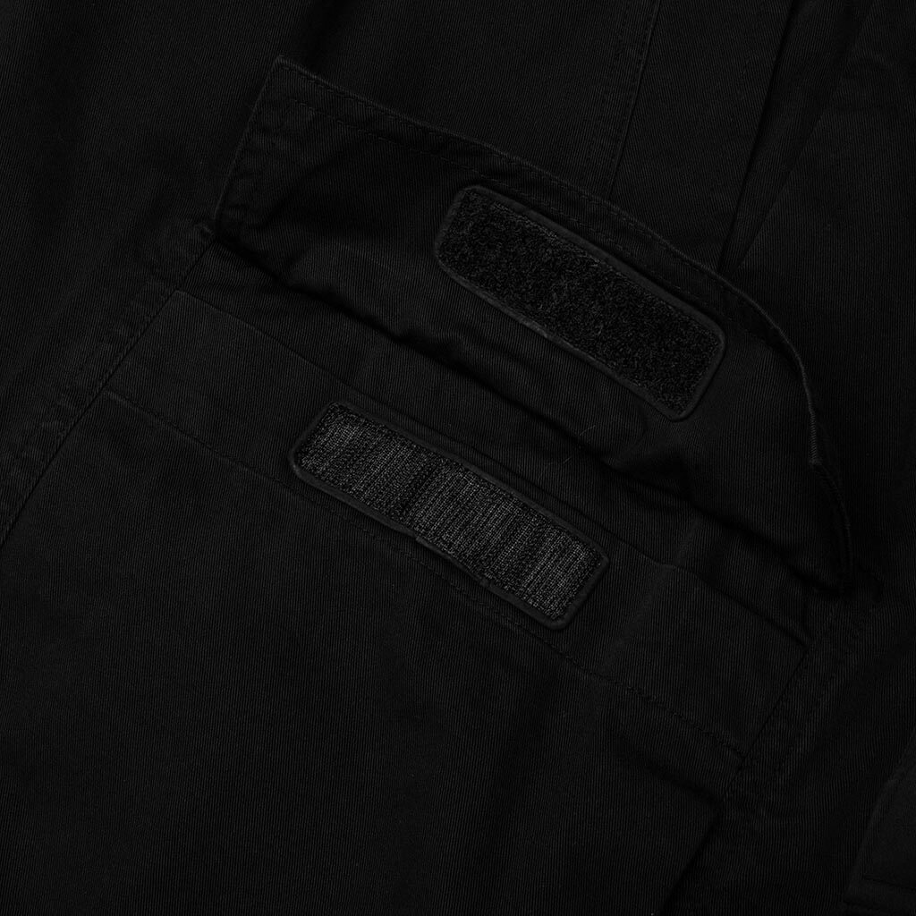 Double Cargo Jumbo Belas Pants - Black