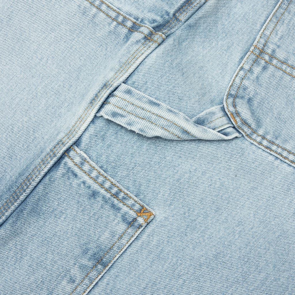 Double Knee Pant - Blue Heavy Worn Bleached