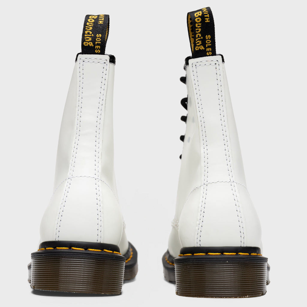 Women's 1460 Smooth Leather Boots - White