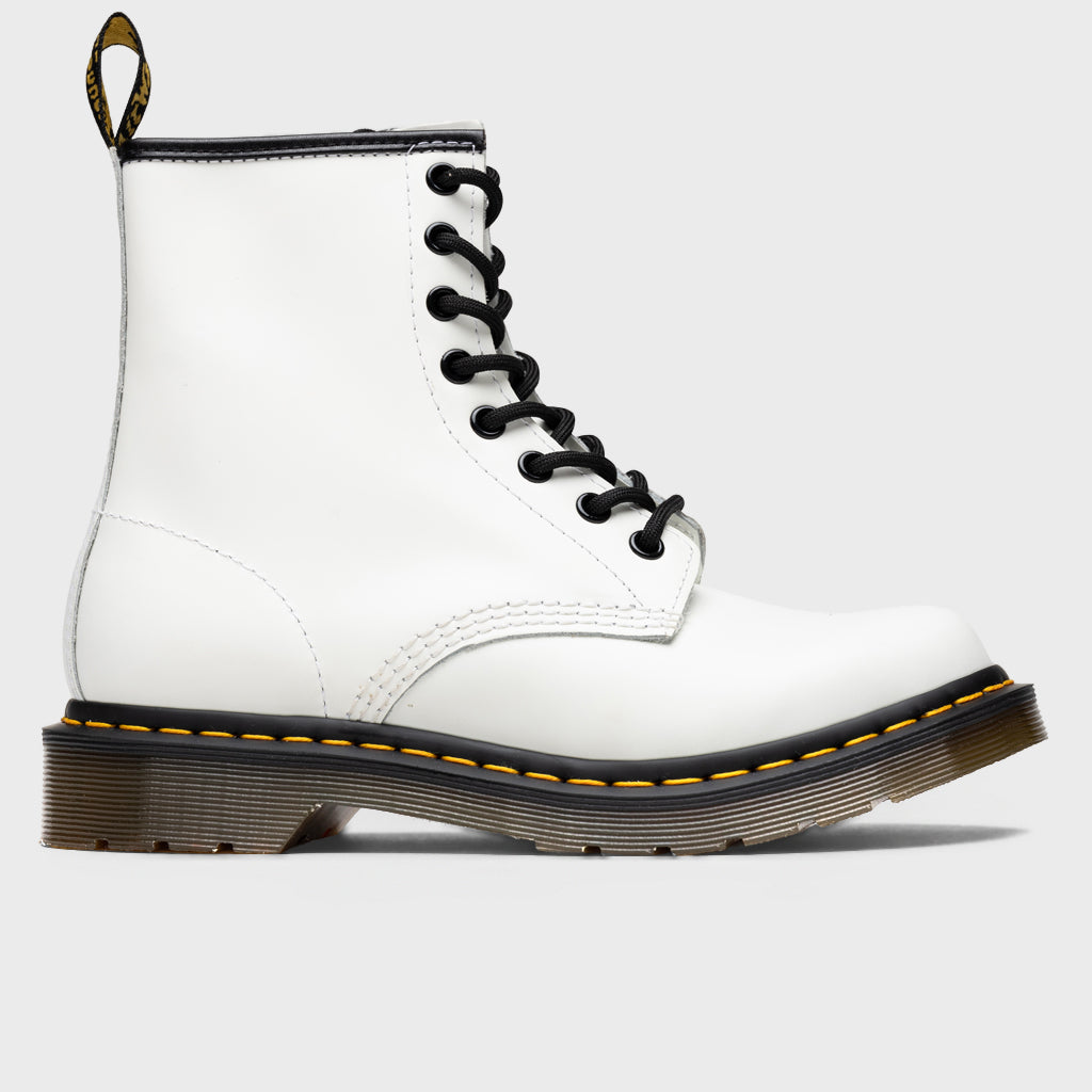Women's 1460 Smooth Leather Boots - White