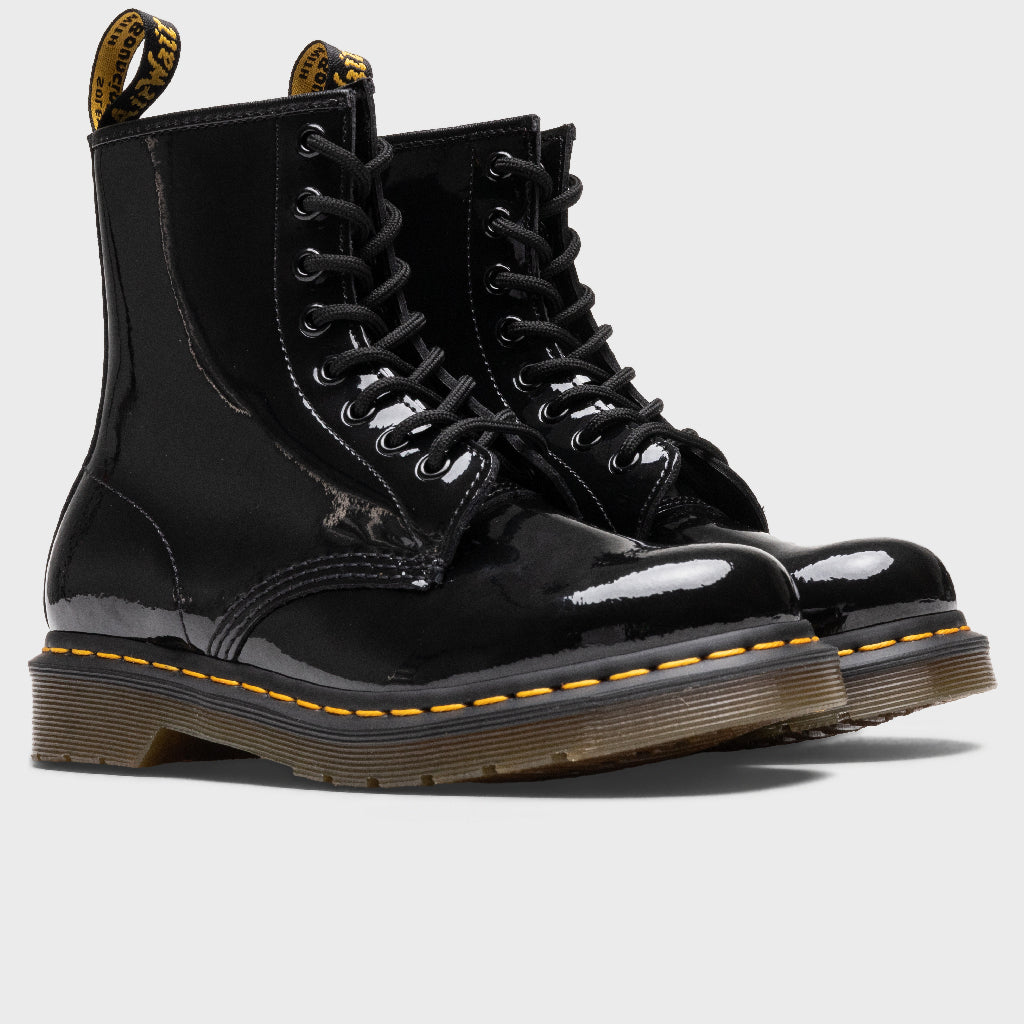 Women's 1460 Black Patent Lamper - Black