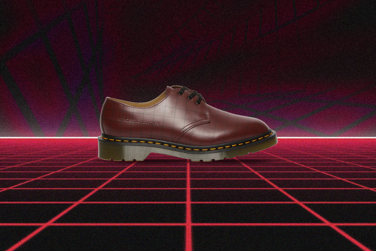 1461 Check Smooth - Cherry Red