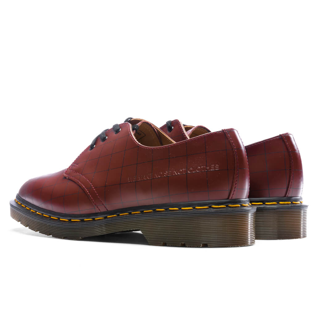 1461 Check Smooth - Cherry Red