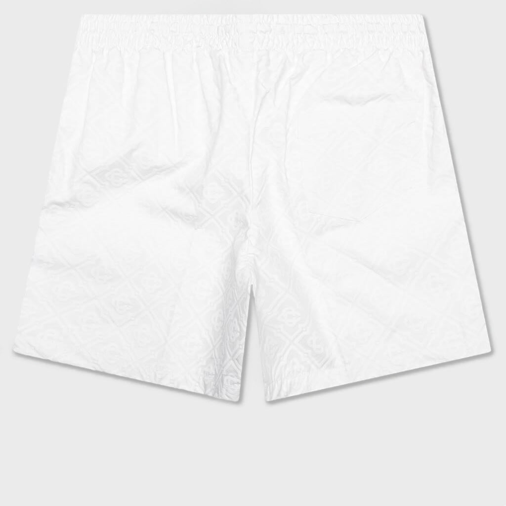 Drawstring Shorts - White