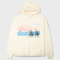Drifting A Blue Pullover Hoodie - Bone