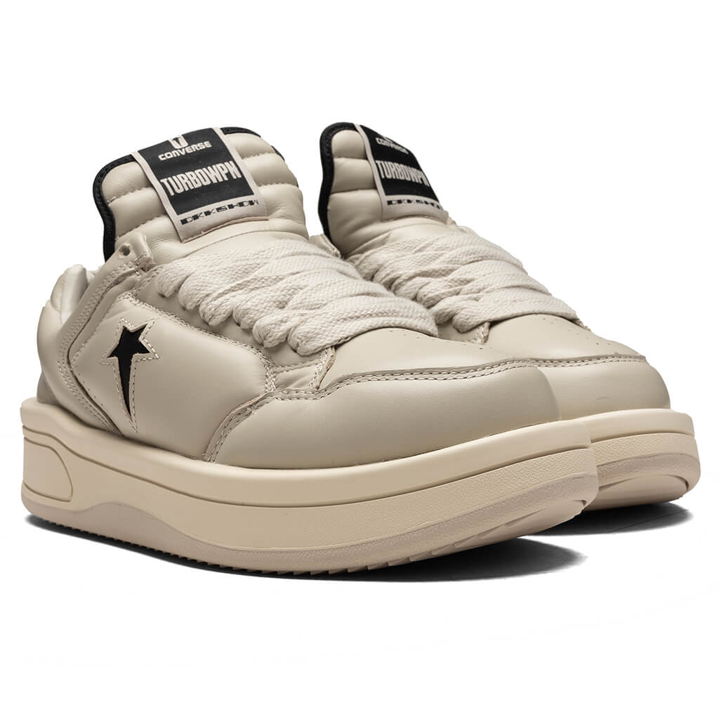 Turbowpn Ox Leather Shoes - Oyster/Black