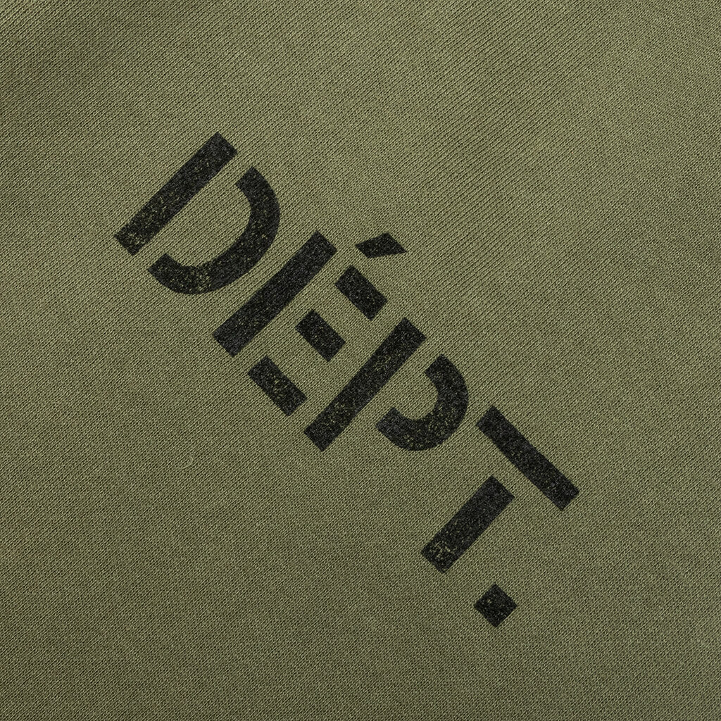 Drop Crotch Sweatpants - Olive