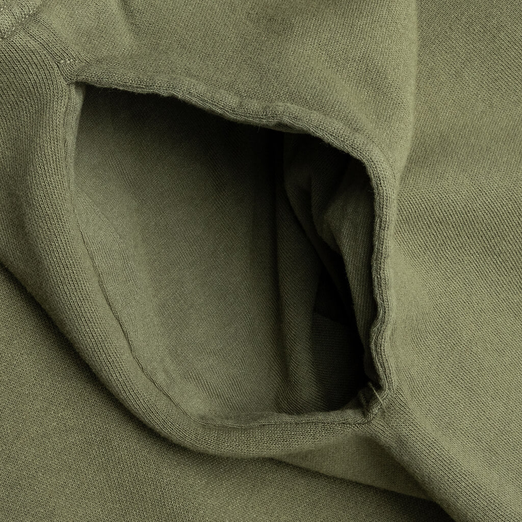 Drop Crotch Sweatpants - Olive