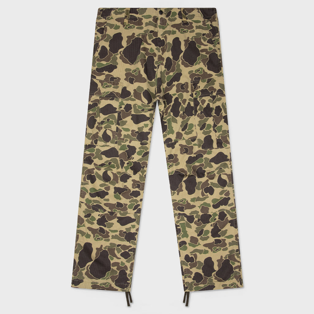 Duck Cargo Pant - Camo Duck Green Stone Washed