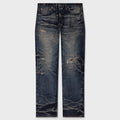 Edo Straight 'Aza' Repaired - Mid Blue