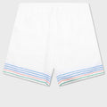 Embroidered Linen Shorts - Le Fil De La Musique