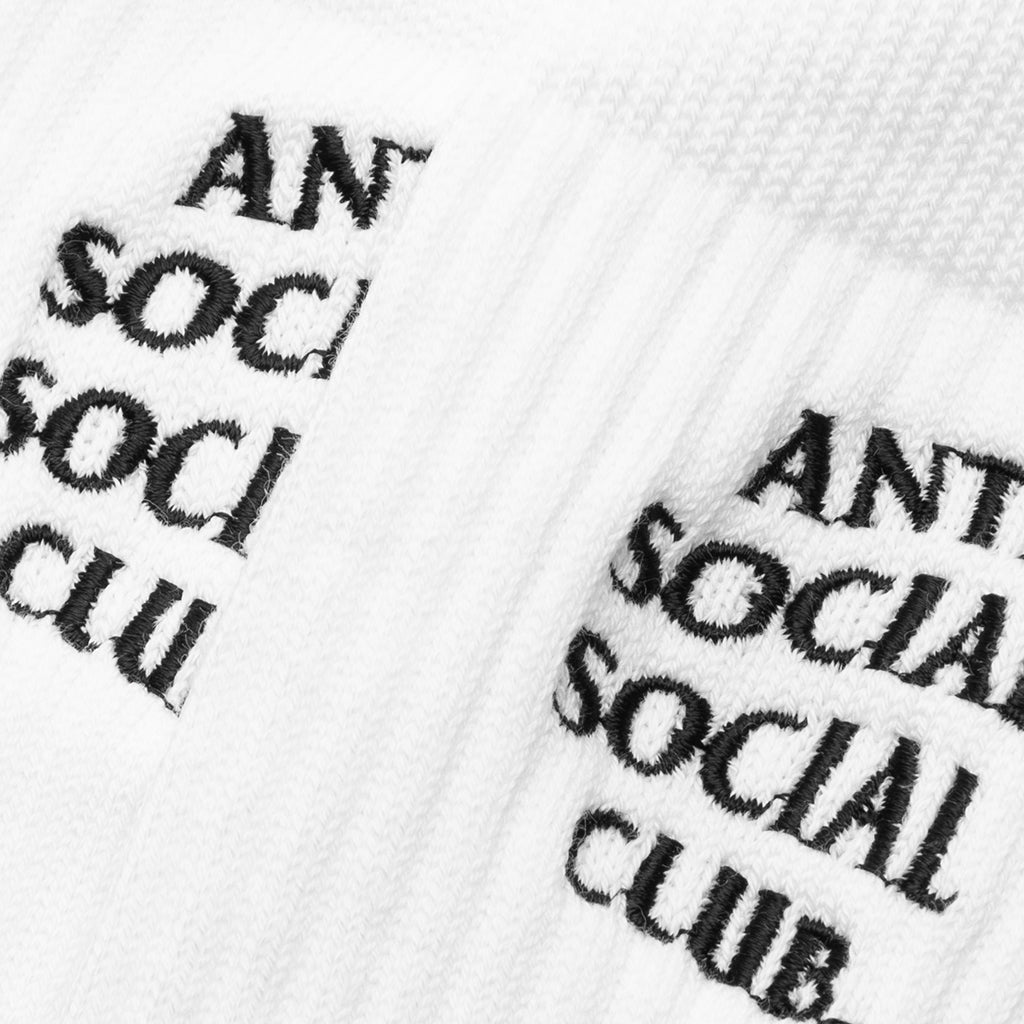 Embroidered Socks - White