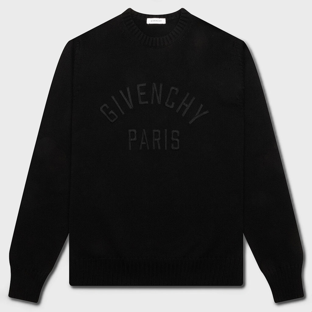 Embroidered Sweater - Black