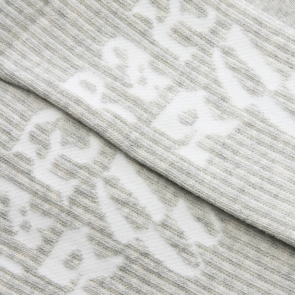 Error Logo Crew Socks - Grey