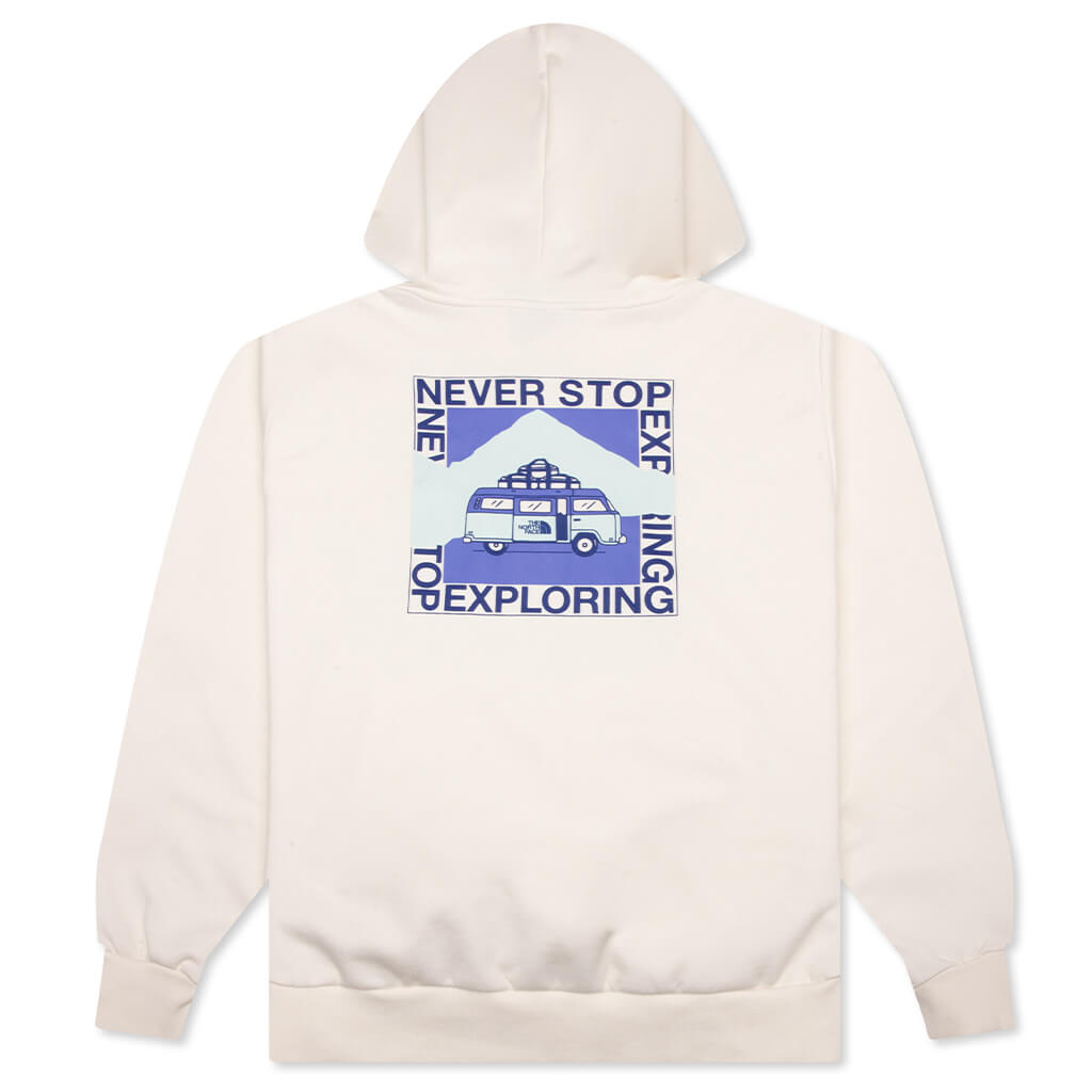 Escape The City Regular Hoodie - White Dune