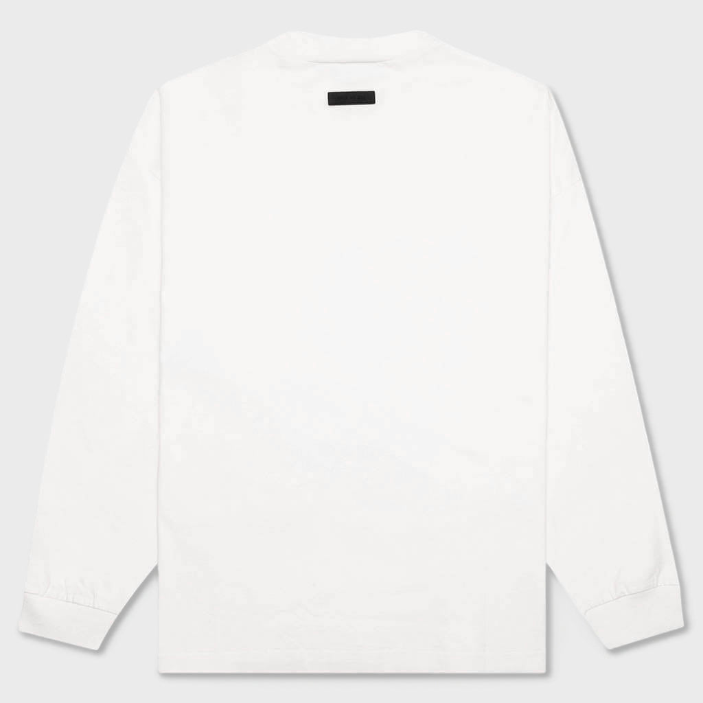 Essentials L/S Tee - Cloud Dancer