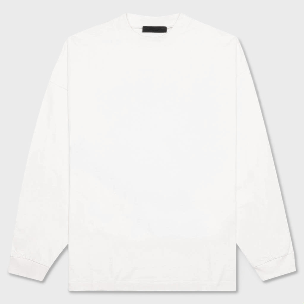 Essentials L/S Tee - Cloud Dancer