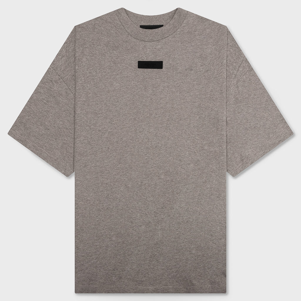 Essentials S/S Tee - Heather Grey