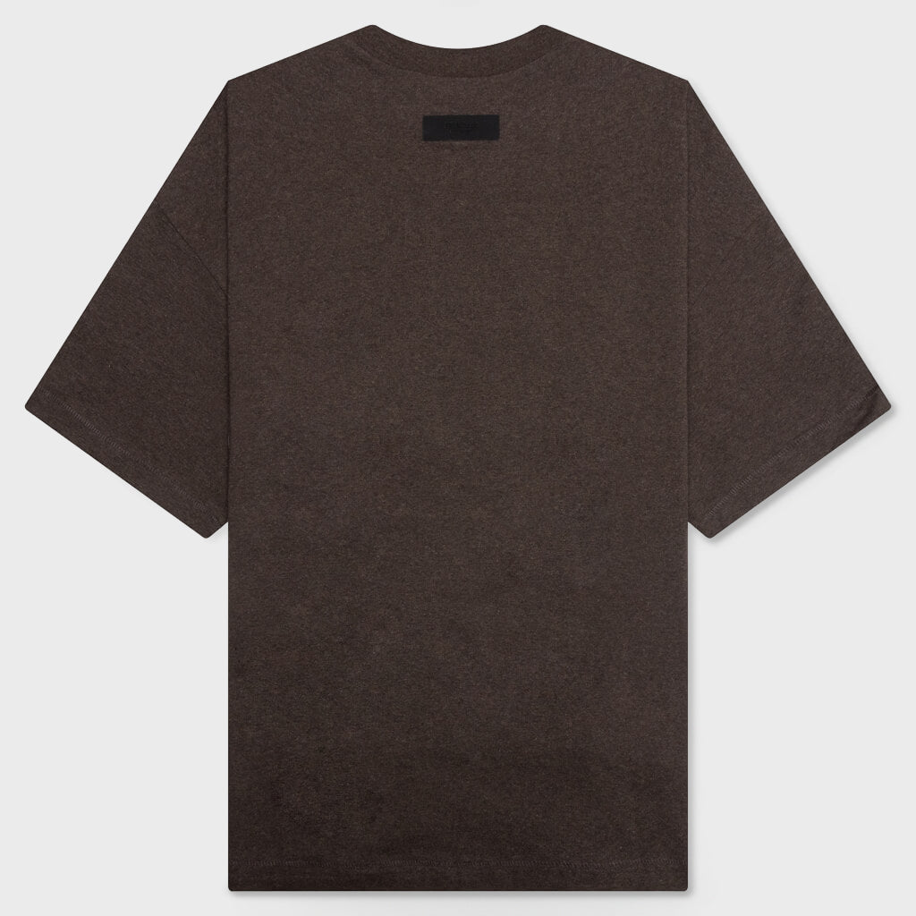 Essentials Heavy S/S Tee - Heather Wood
