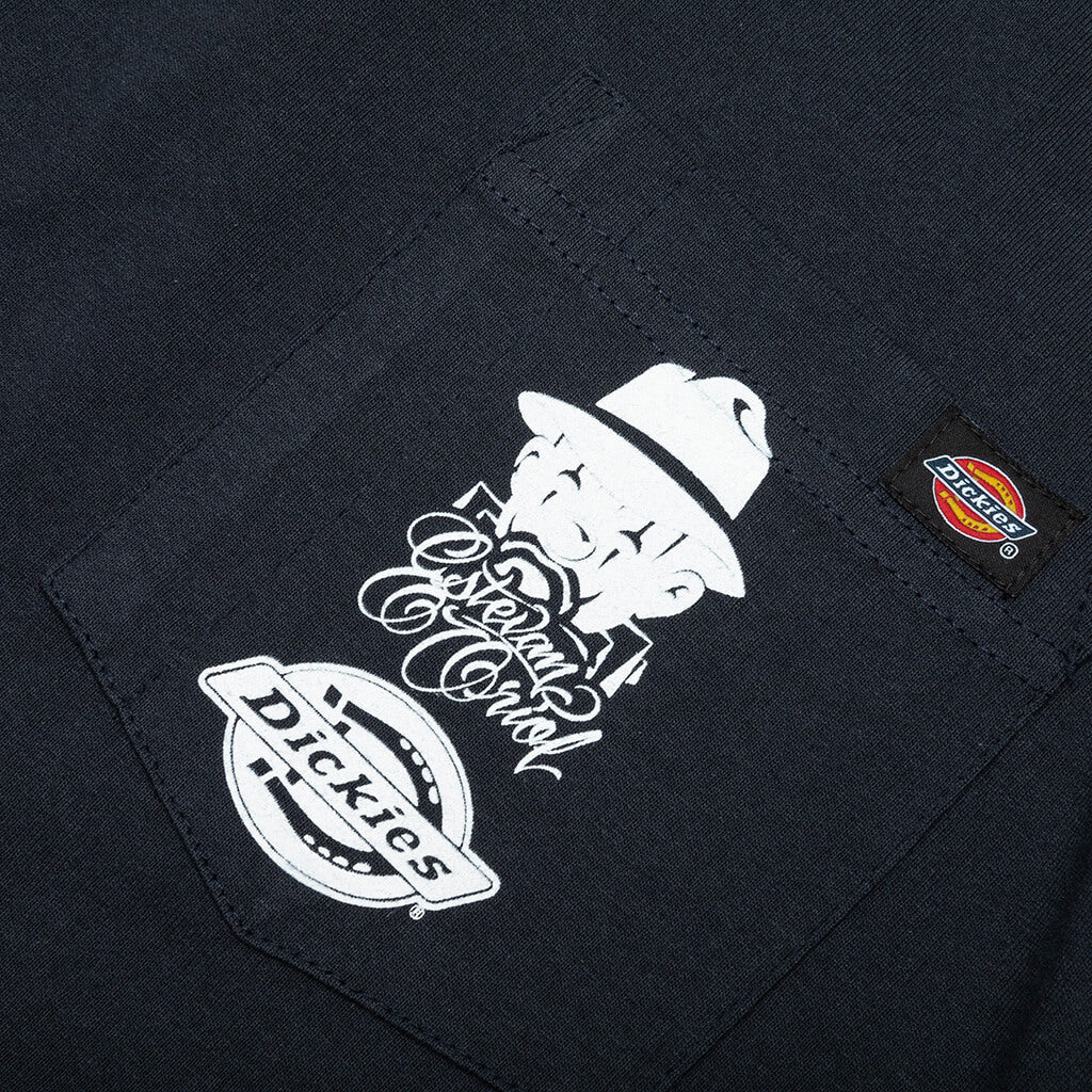 El Triste Concrete S/S Tee - Dark Navy