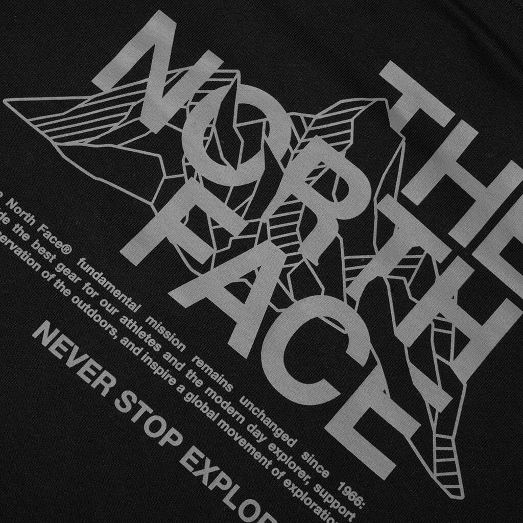 Evolution Mountain Sketch Regular Hoodie - Black
