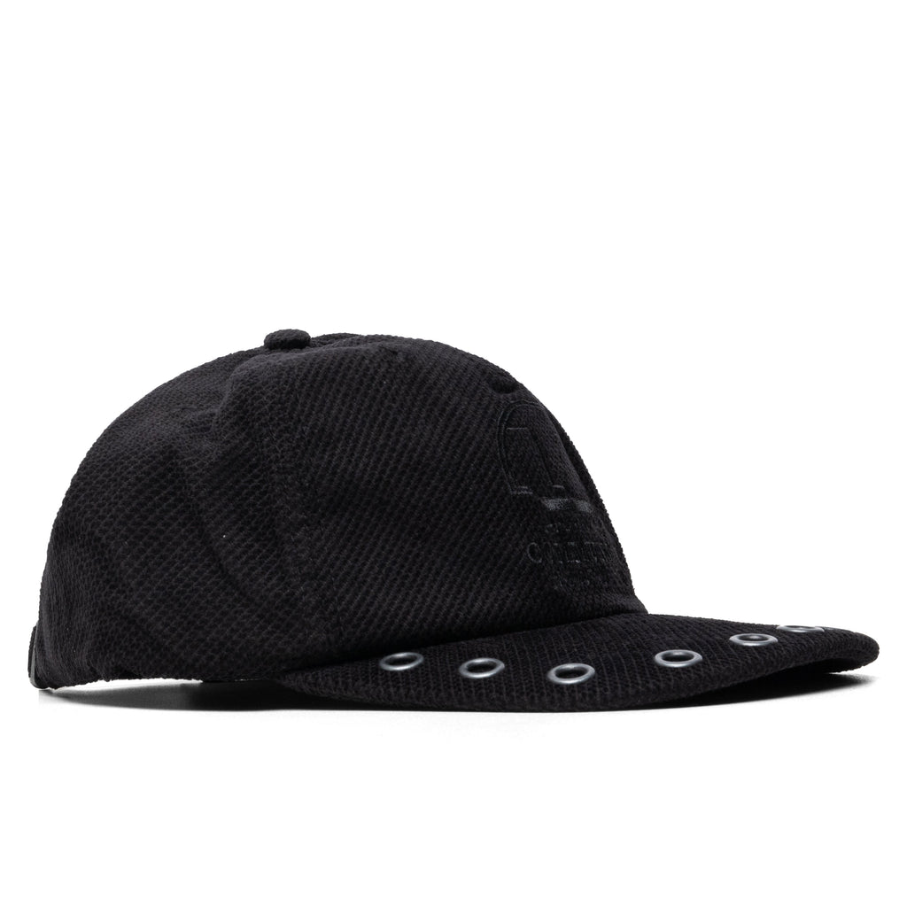 Eyelet Trucker Cap - Black