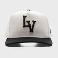 9FIFTY A-Frame Snapback Curve 'LV' Bones - Chrome/Black