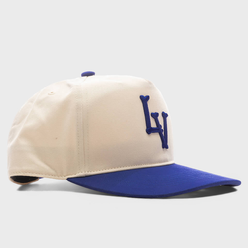 ‘LV’ Bones Two Tone - Natural/Blue