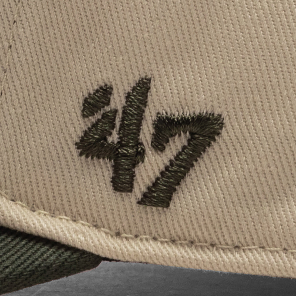 ‘LV’ Bones Two Tone - Natural/Moss