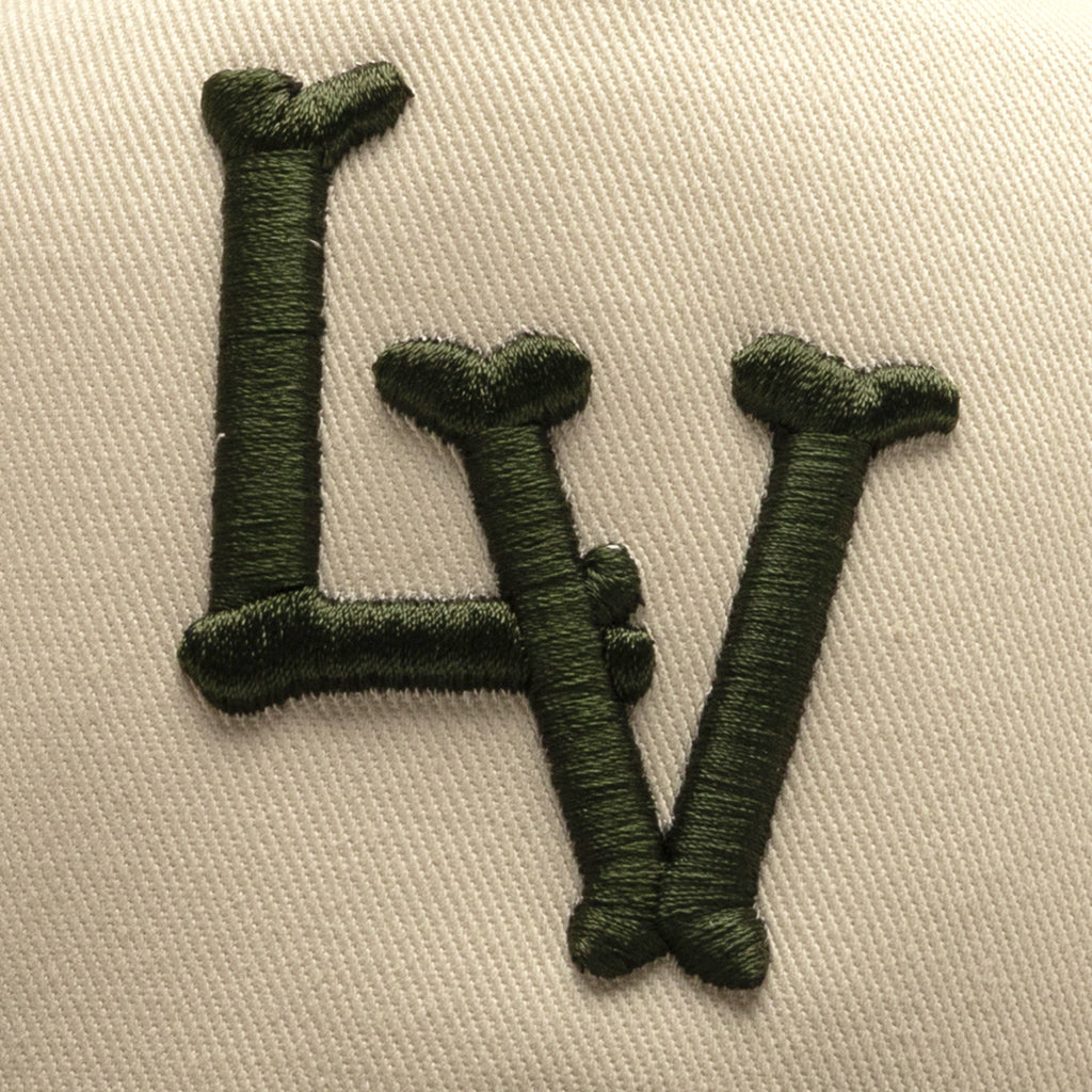 ‘LV’ Bones Two Tone - Natural/Moss