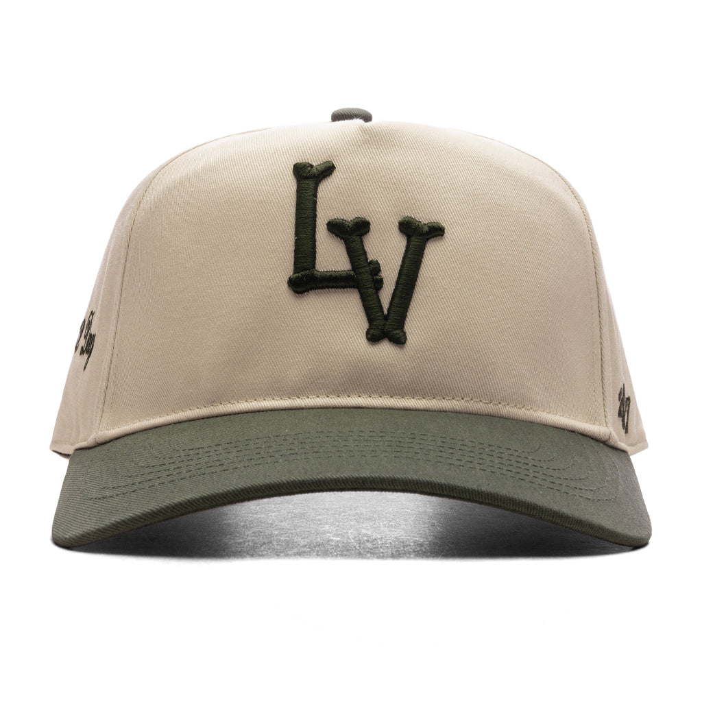 ‘LV’ Bones Two Tone - Natural/Moss