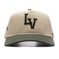 ‘LV’ Bones Two Tone - Natural/Moss