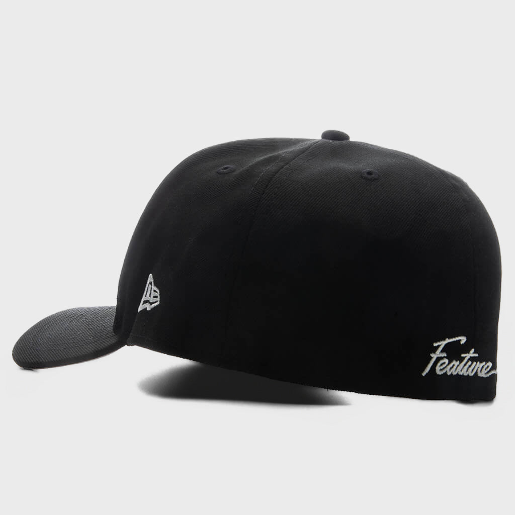 59FORTY Curved A-Frame Old English F - Black