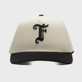 9FIFTY Curved A-Frame Old English F Snapback - Chrome/Black