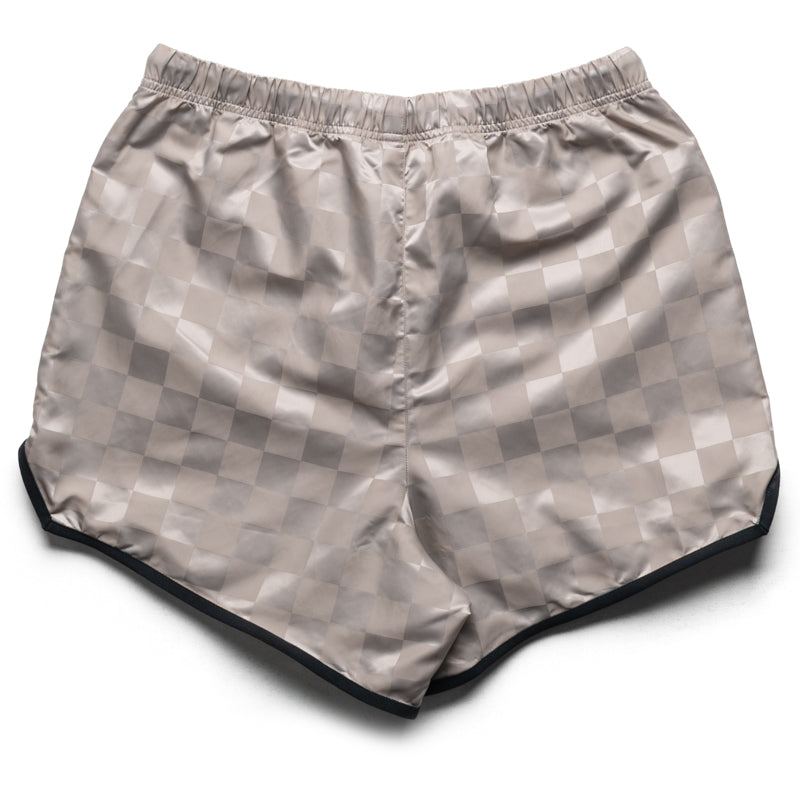 Fear Of God Essentials Nylon Checkered Gym Shorts - Seal