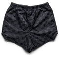 Fear Of God Essentials Nylon Checkered Gym Shorts - Vintage Black