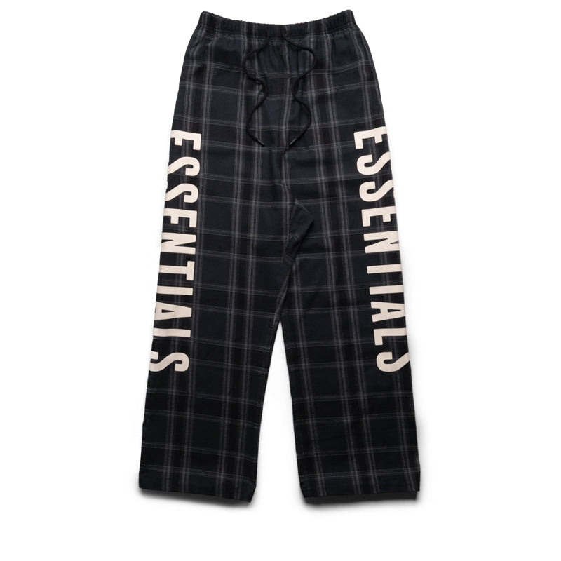 Fear Of God Essentials Flannel Lounge Pants - Vintage Black Plaid