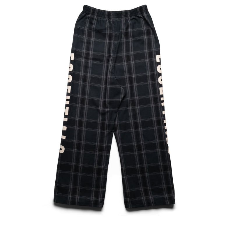 Fear Of God Essentials Flannel Lounge Pants - Vintage Black Plaid