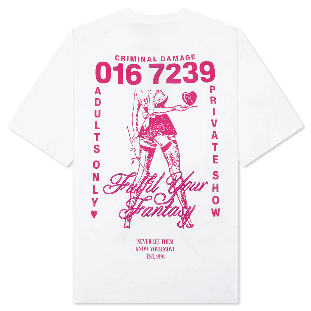 Fantasy Fulfilled T-Shirt - Off White/Pink