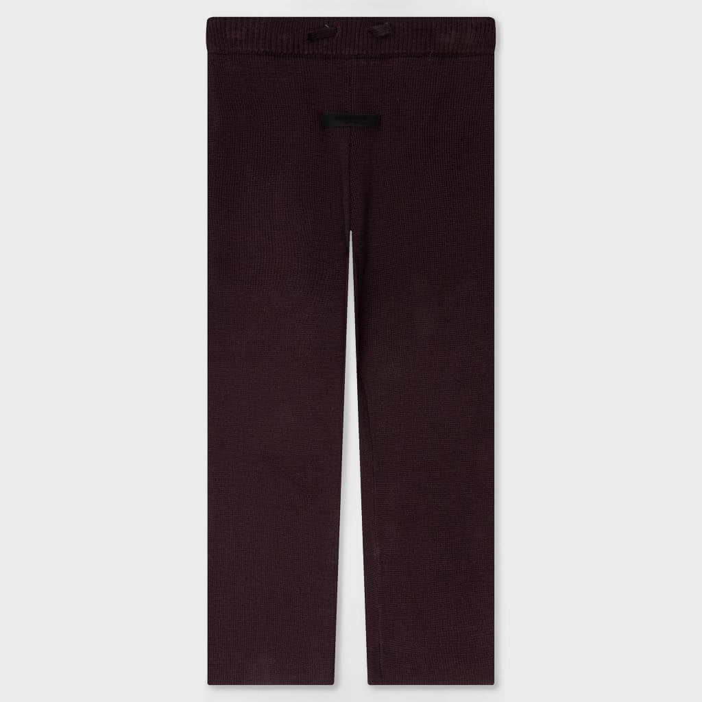 Kid's Relaxed Knit Sweatpant - Plum