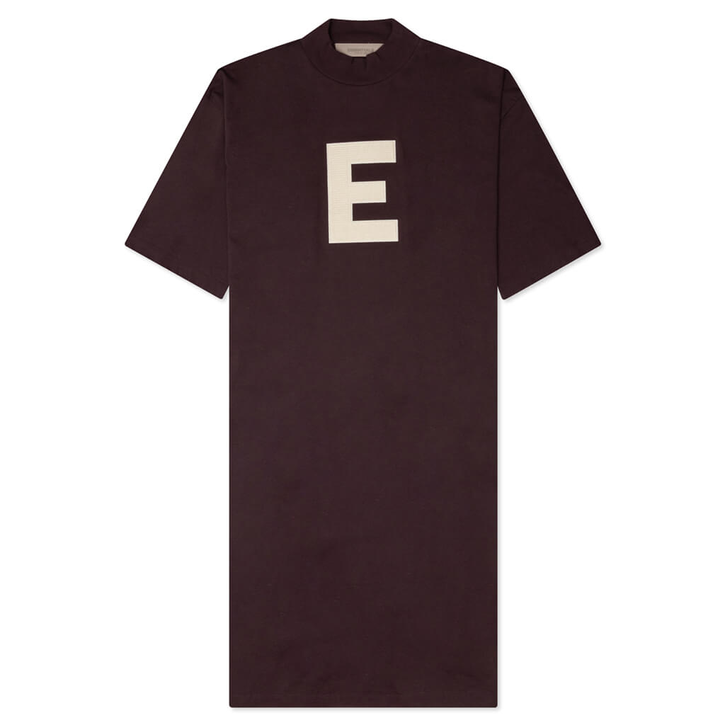 Women's 3/4 Tee Dress - Plum