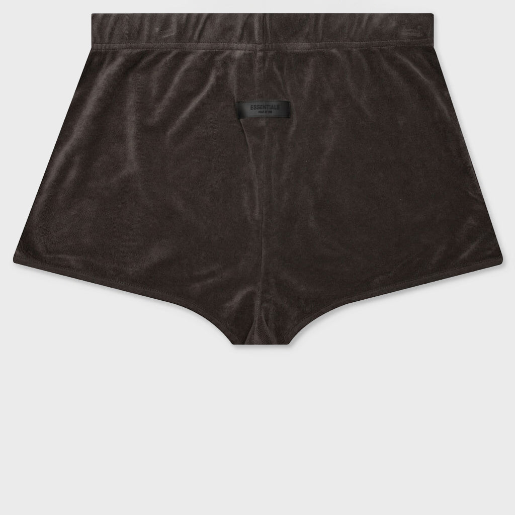 Women's Terry Beach Short - Off Black