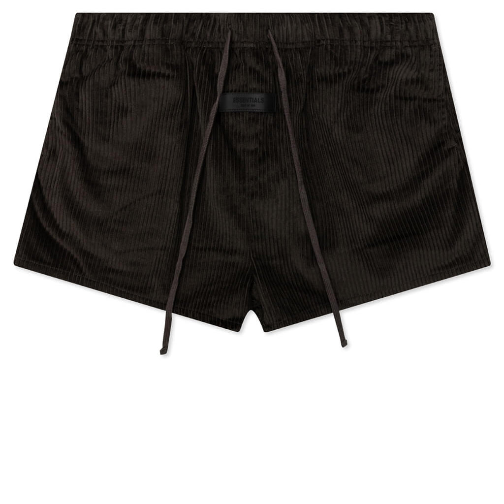 Women's Corduroy Dock Short - Off Black
