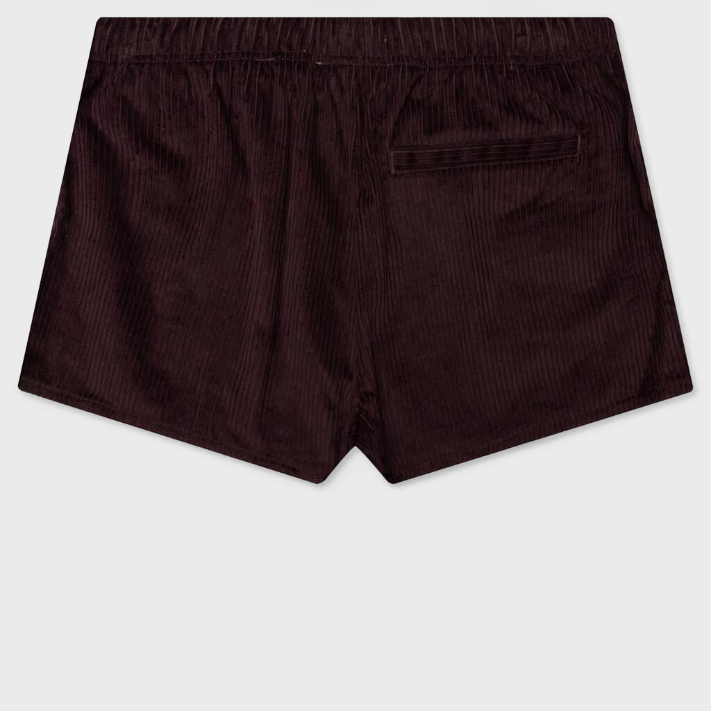 Women's Corduroy Dock Short - Plum