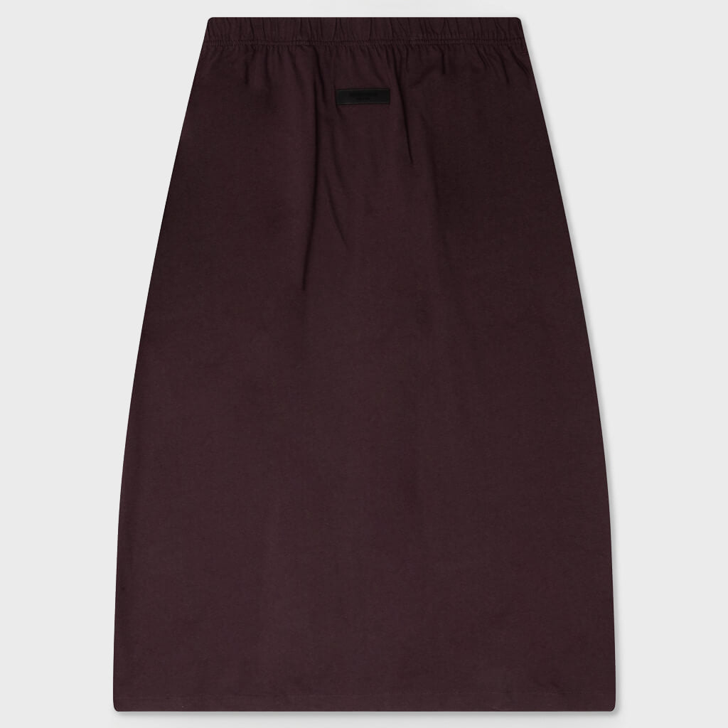 Women's Long Skirt - Plum